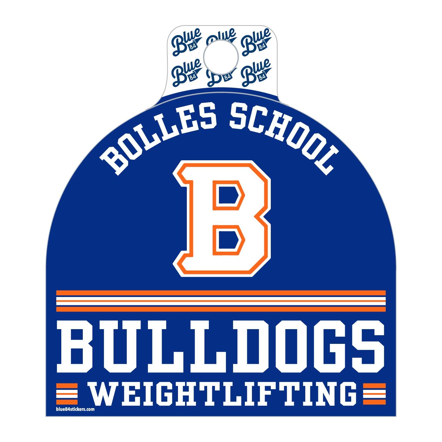 Blue84 Weightlifting Magnet
