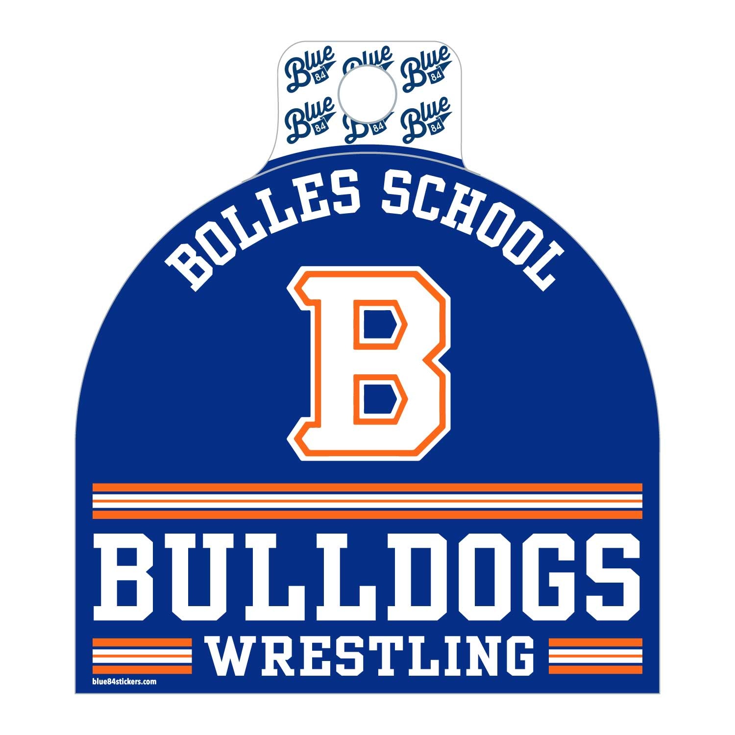 Blue84 Wrestling Sticker