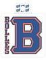 Blue84 B Bolles Sticker