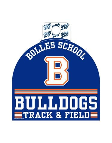 Blue84 Track & Field Decal