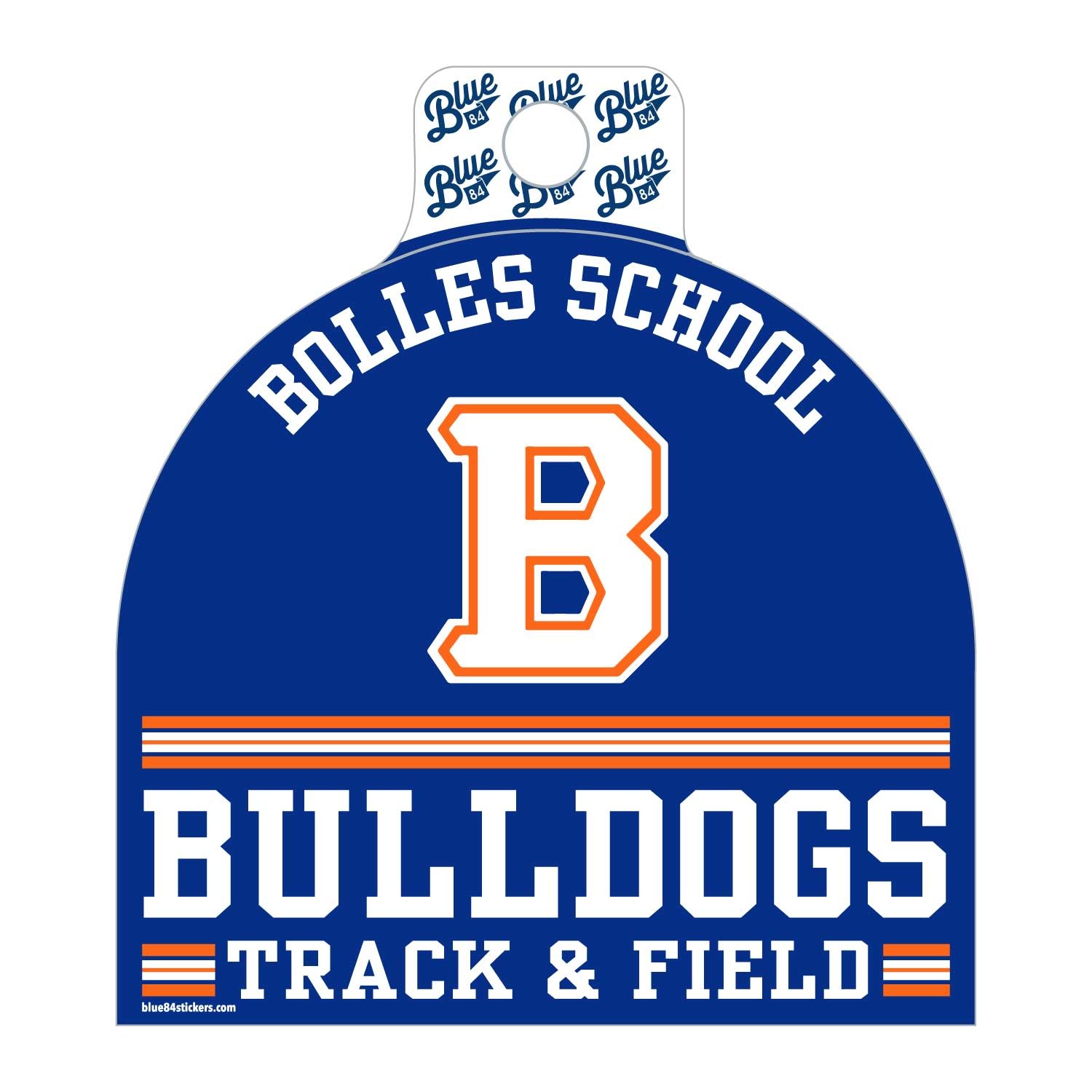 Blue84 Track & Field Decal