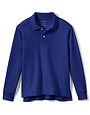 Lands End Lands End K LS Interlock Polo 529188BPX