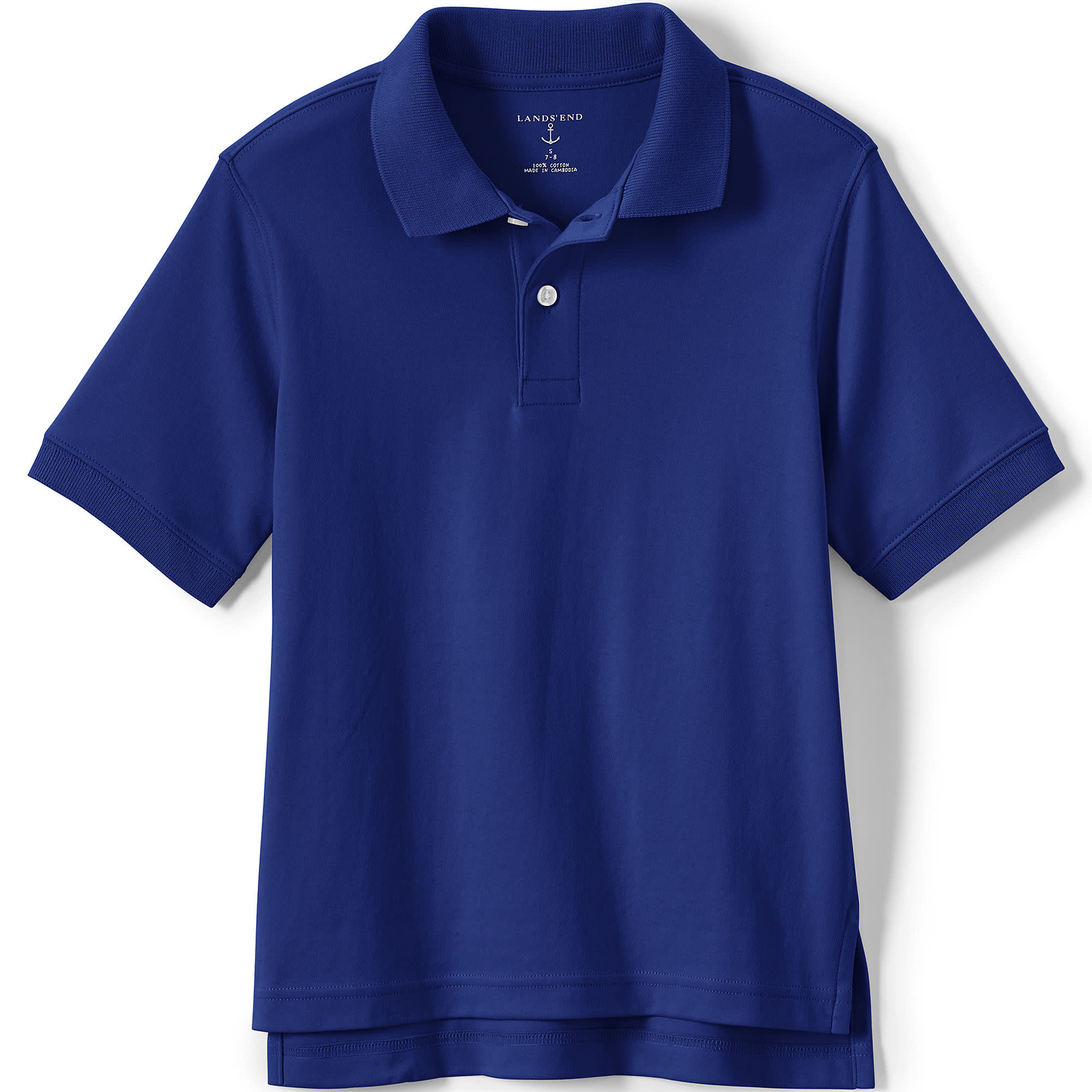 Lands End Lands End K SS Interlock Polo 529185bp6