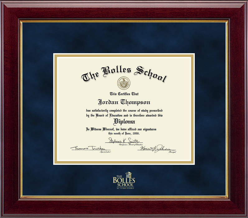 Church Hill Classics Embossed Gallery Diploma Frame