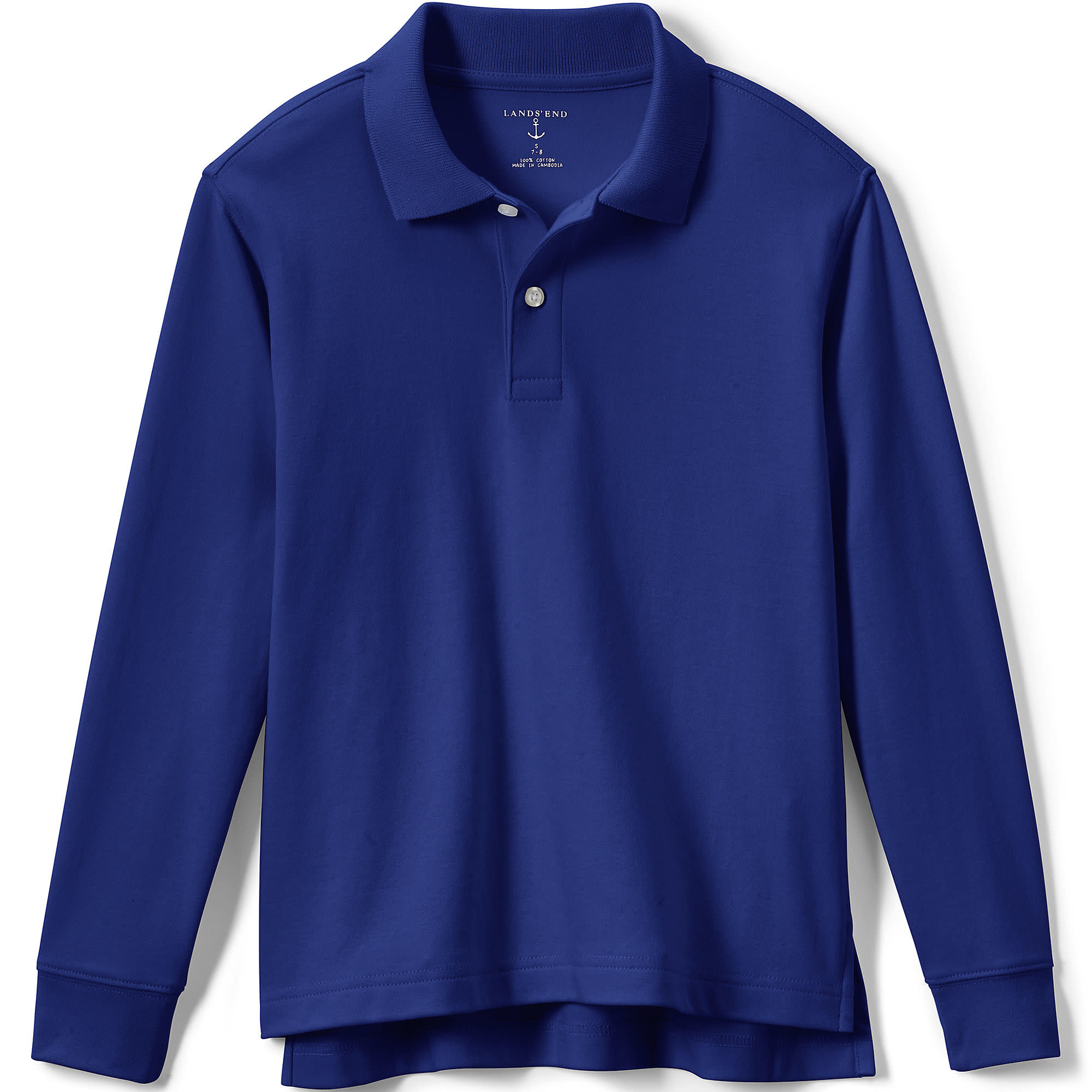 Lands End Lands End UNF K LS INT Polo