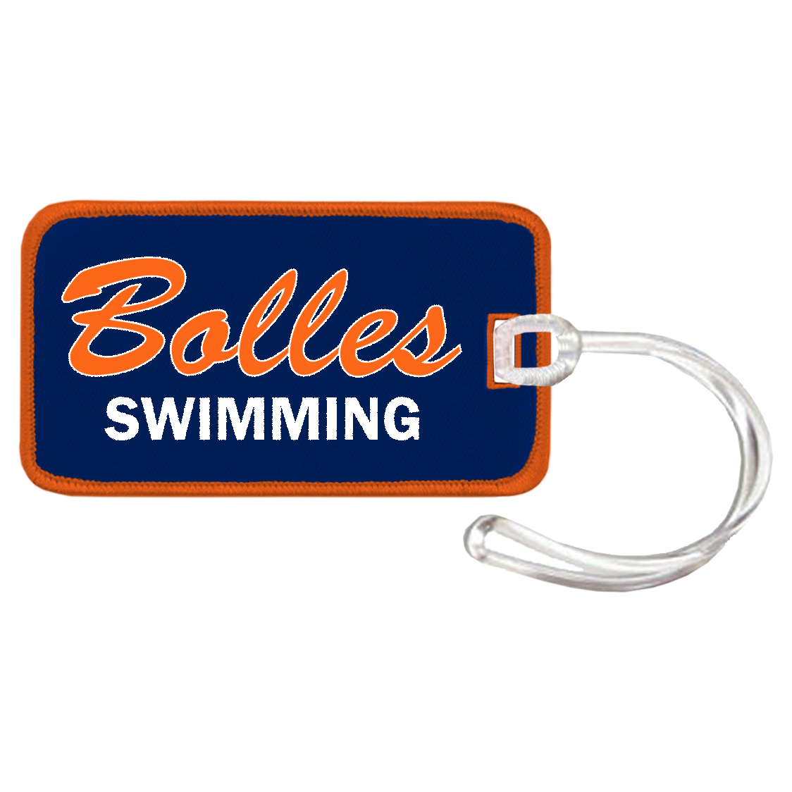 MCM Brands Bolles Swimming Embroidered Luggage Tag