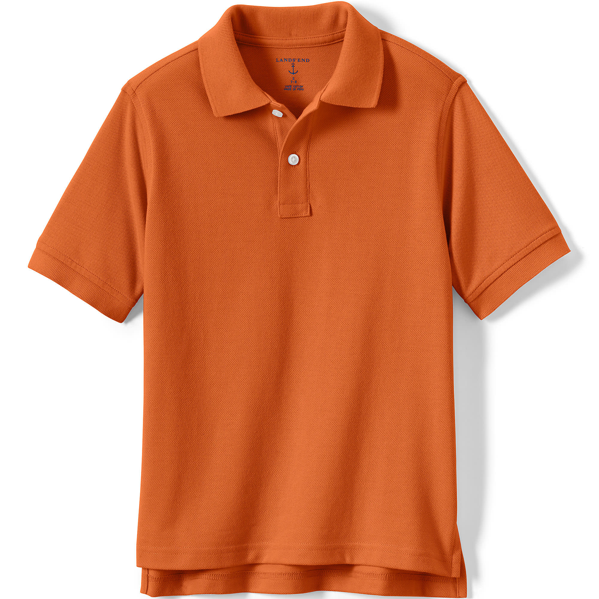 Lands End Lands End K SS Perf Mesh Polo 529187BP5