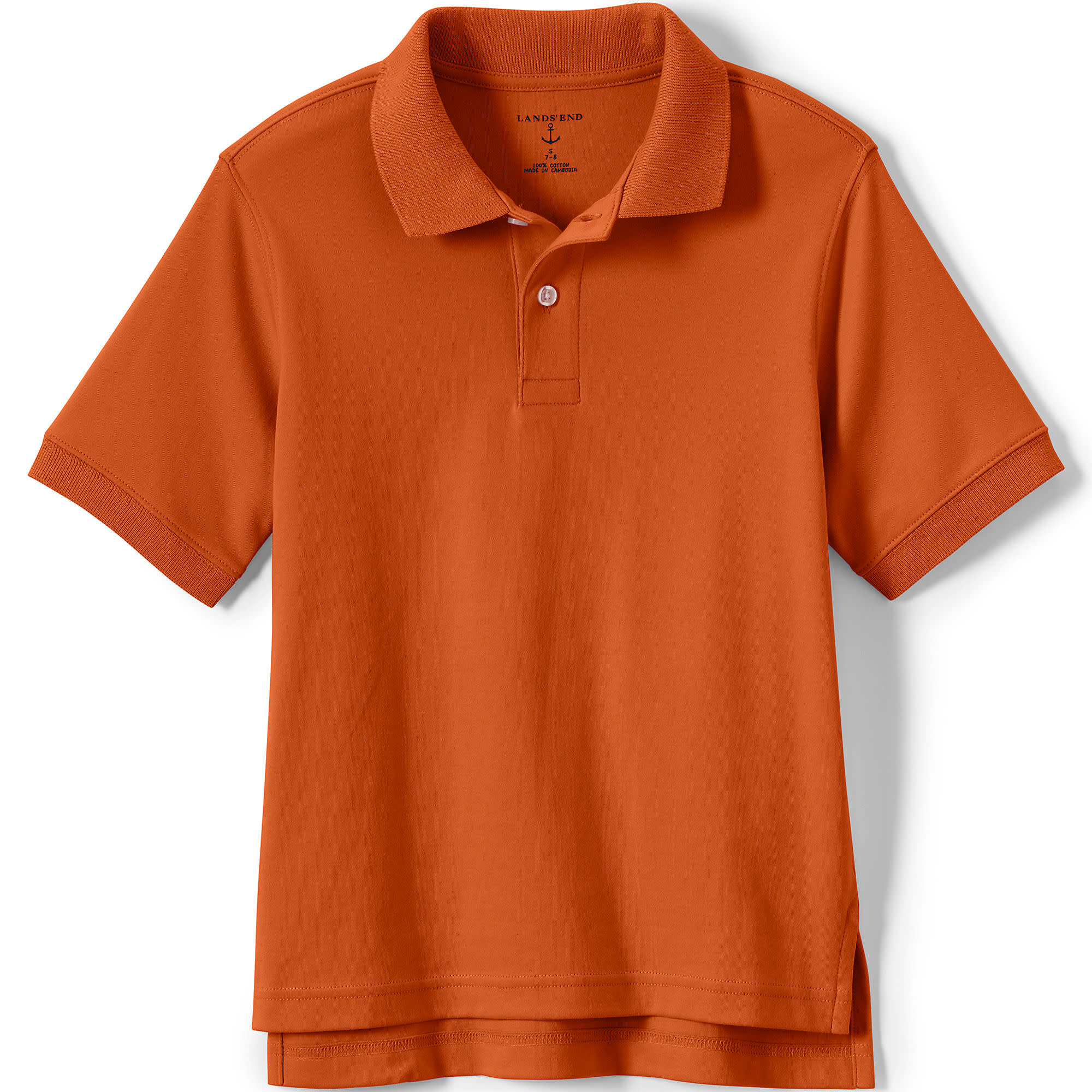 Lands End Lands End M SS Interlock Polo 313701bp5