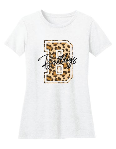 Freedom Wear Leopard B White T