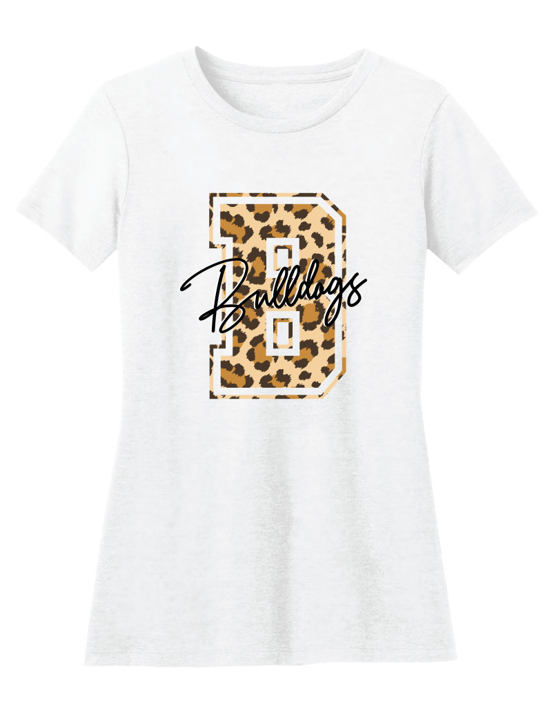 Freedom Wear Leopard B White T