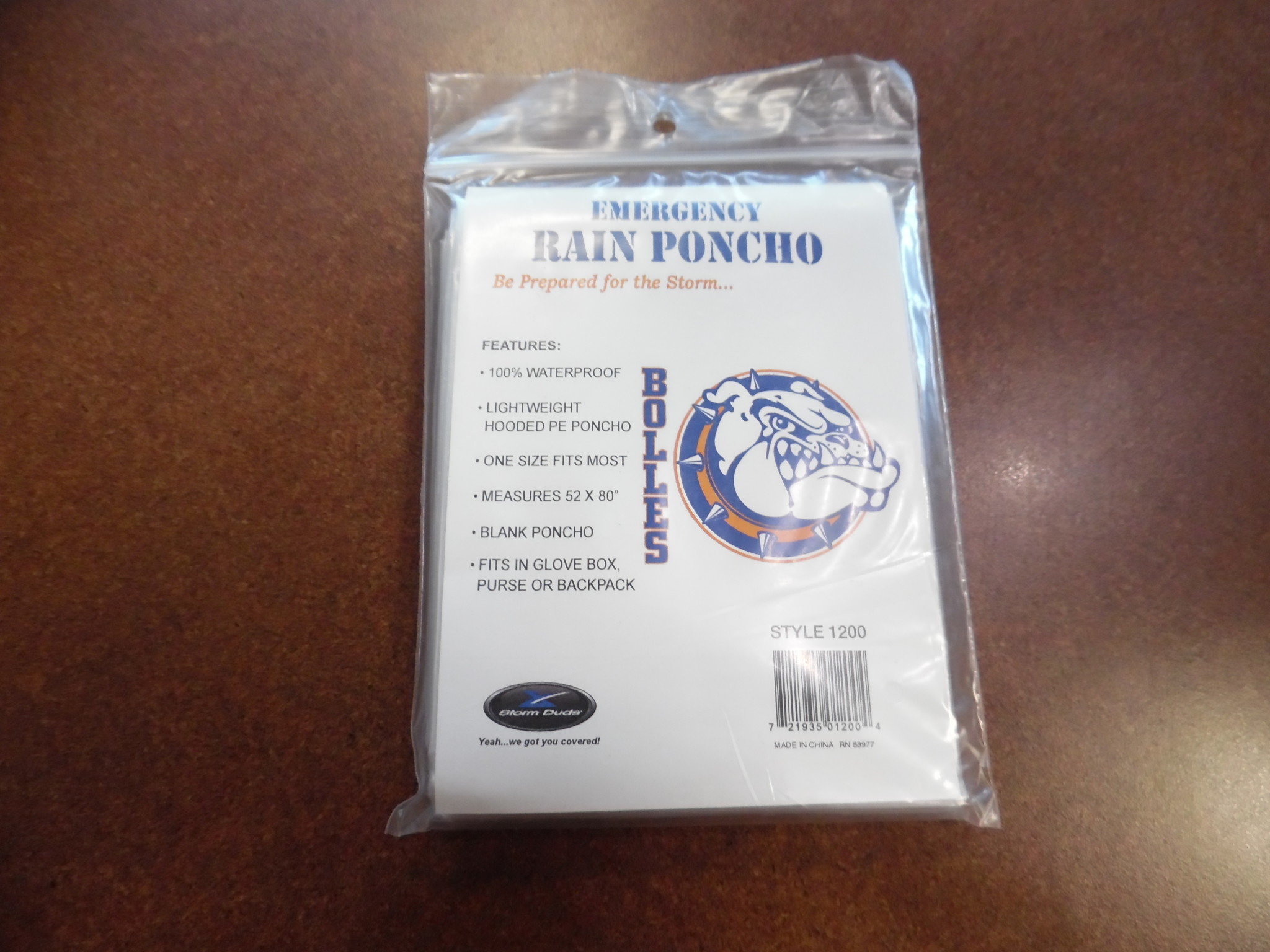 Jardine Poncho Emergency Rain