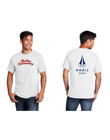 First Coast Graphics Swim Paris White Tee