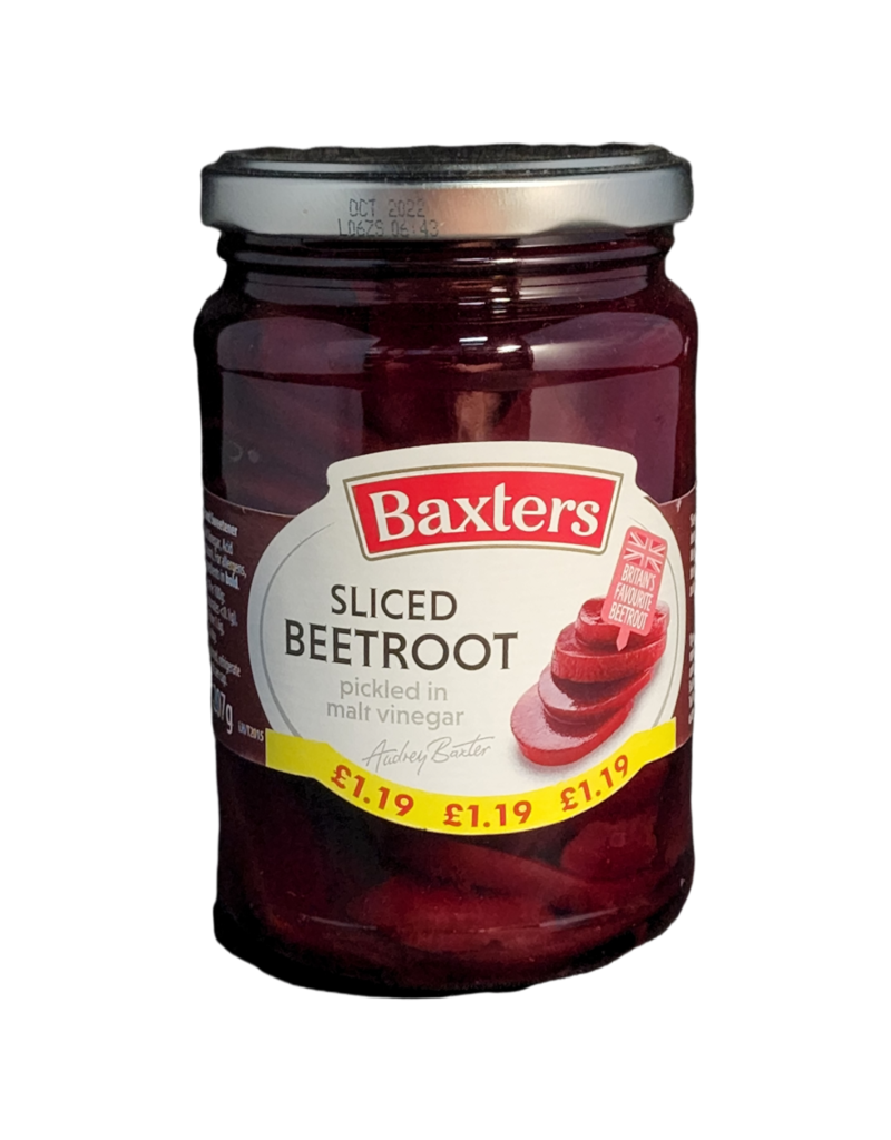 Brit Grocer Baxters Sliced Beetroot