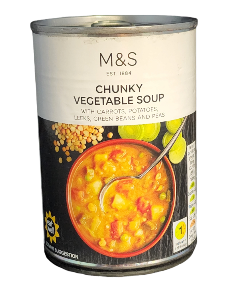 Brit Grocer M and S Chunky Vegetable Soup