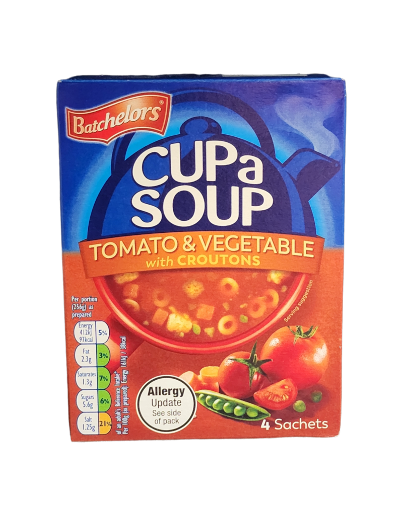 Brit Grocer Batchelor's Tomato and Vegetable Cup a Soup