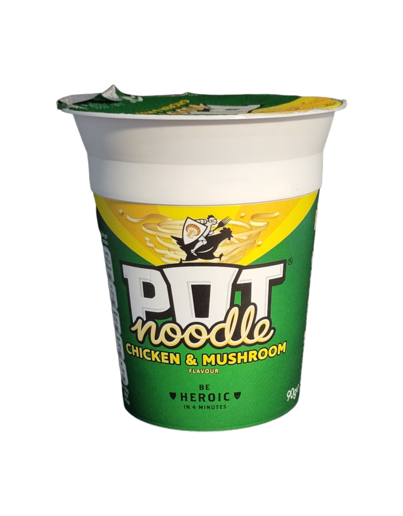 Brit Grocer Pot Noodle Chicken and Mushroom