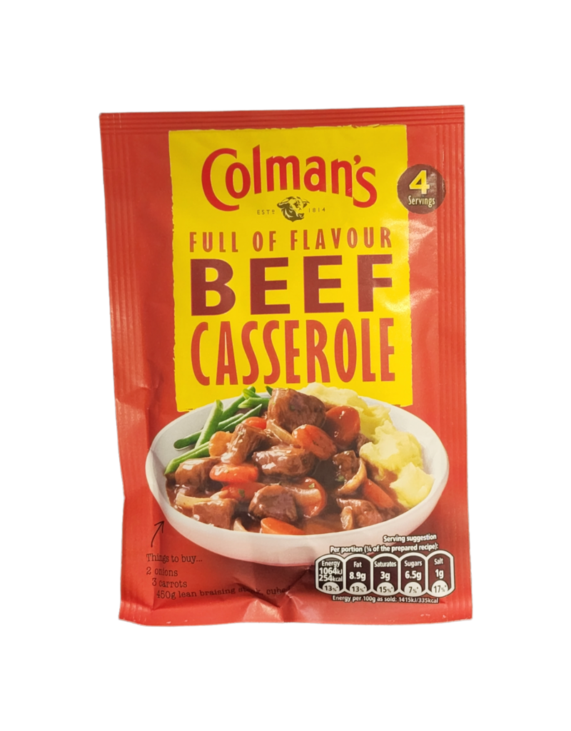 Brit Grocer Colman's Beef Casserole