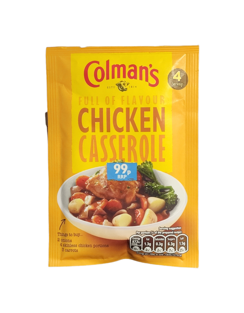 Brit Grocer Colman's Chicken Casserole