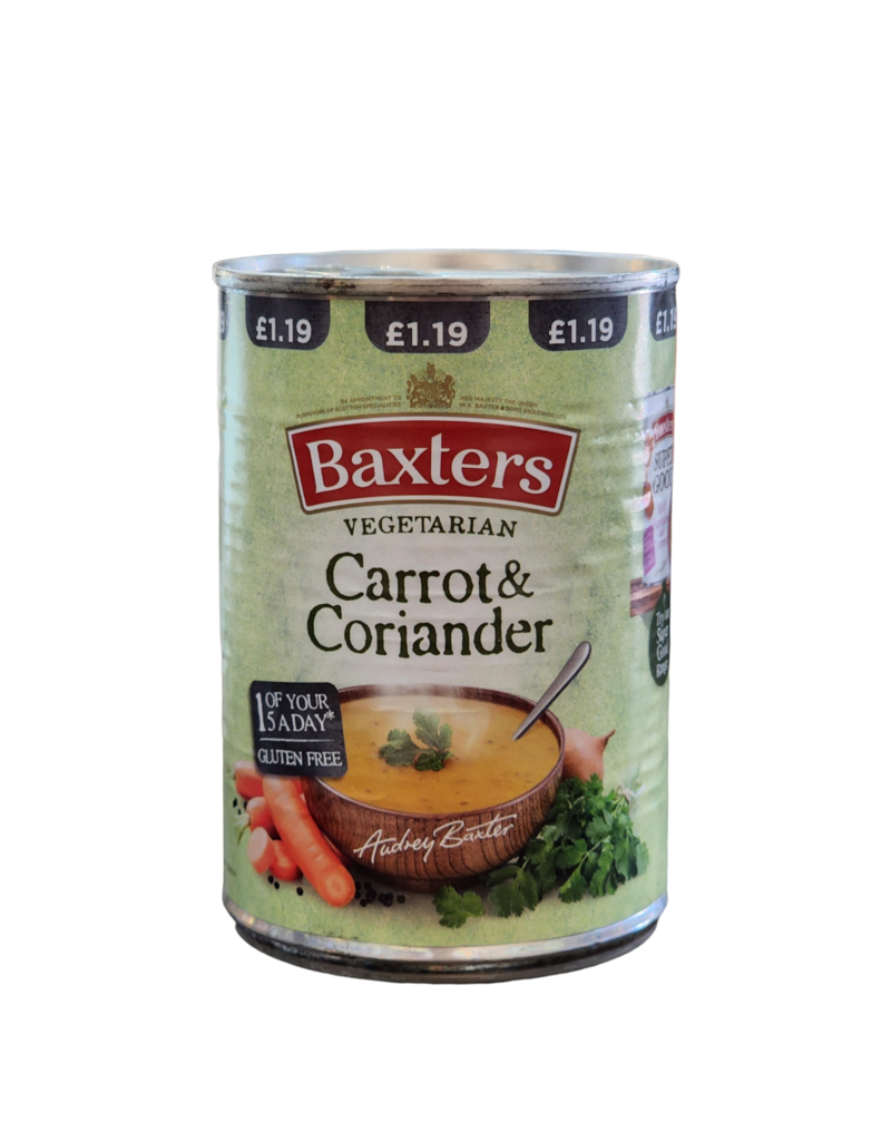 Brit Grocer Baxters Carrot and Coriander Soup