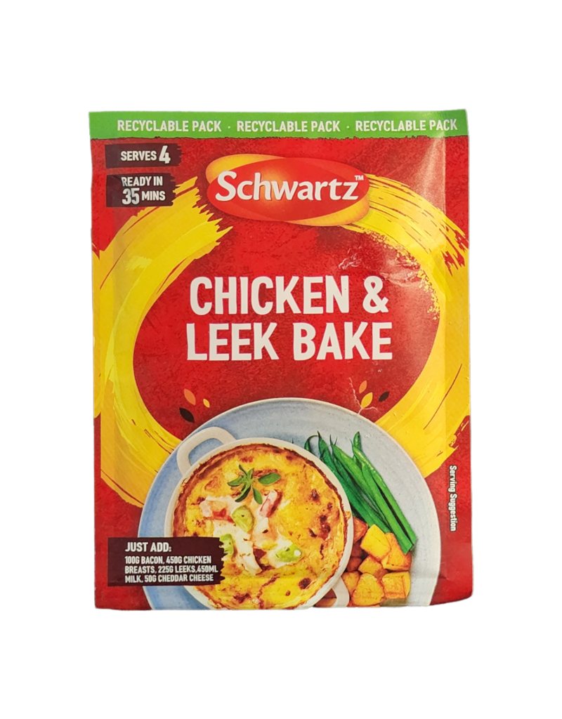 Brit Grocer Schwartz Chicken and Leek Bake
