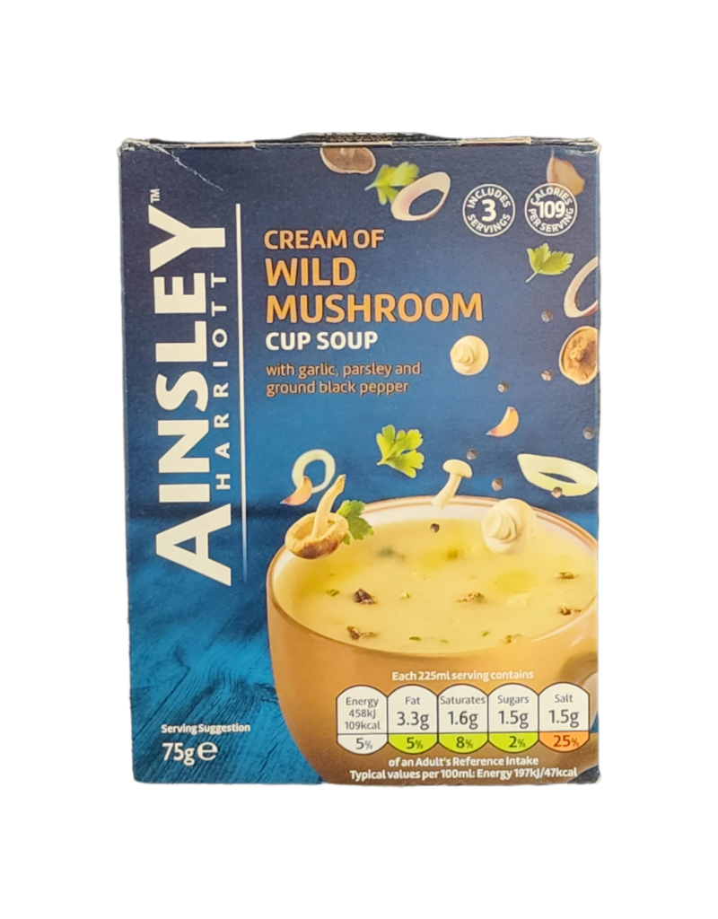 Brit Grocer Ainsley Harriott Wild Mushroom Cup Soup