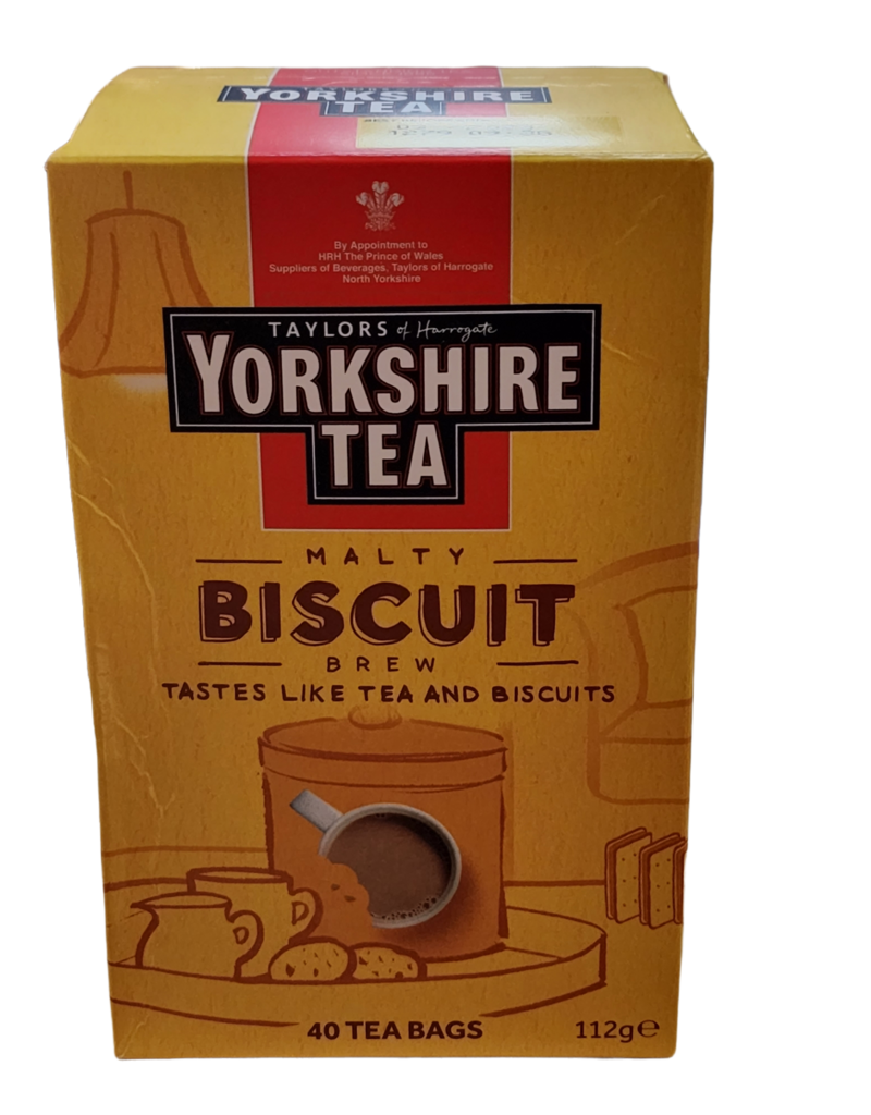Brit Grocer Taylors Yorkshire Tea Malty Biscuit Brew
