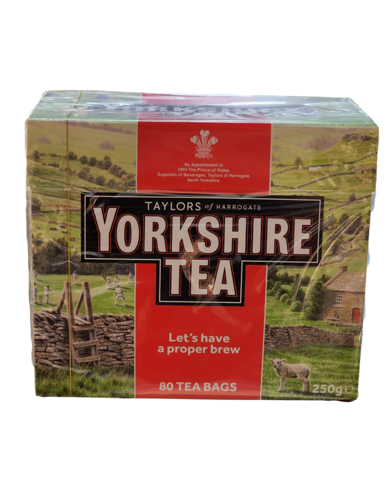 Brit Grocer Taylors Yorkshire Tea Red 80 Tea Bags