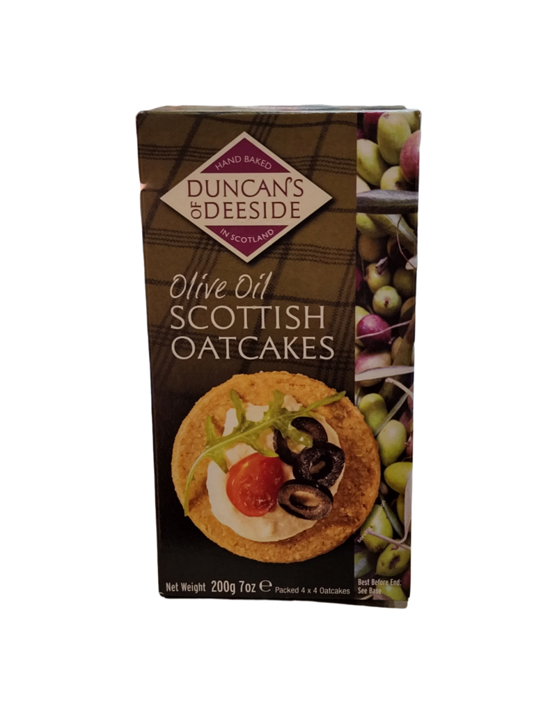Brit Grocer Duncans Olive Oil Scottish Oatcakes