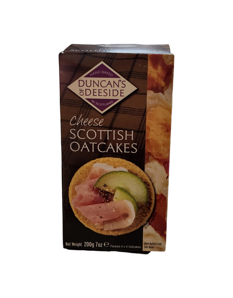 Brit Grocer Duncans Cheese Scottish Oatcakes
