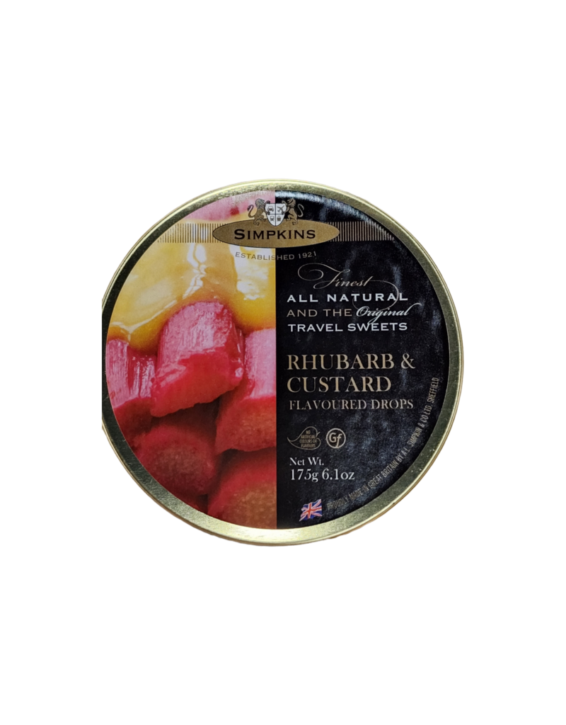 Brit Grocer Simpkins Rhubarb and Custard Drops