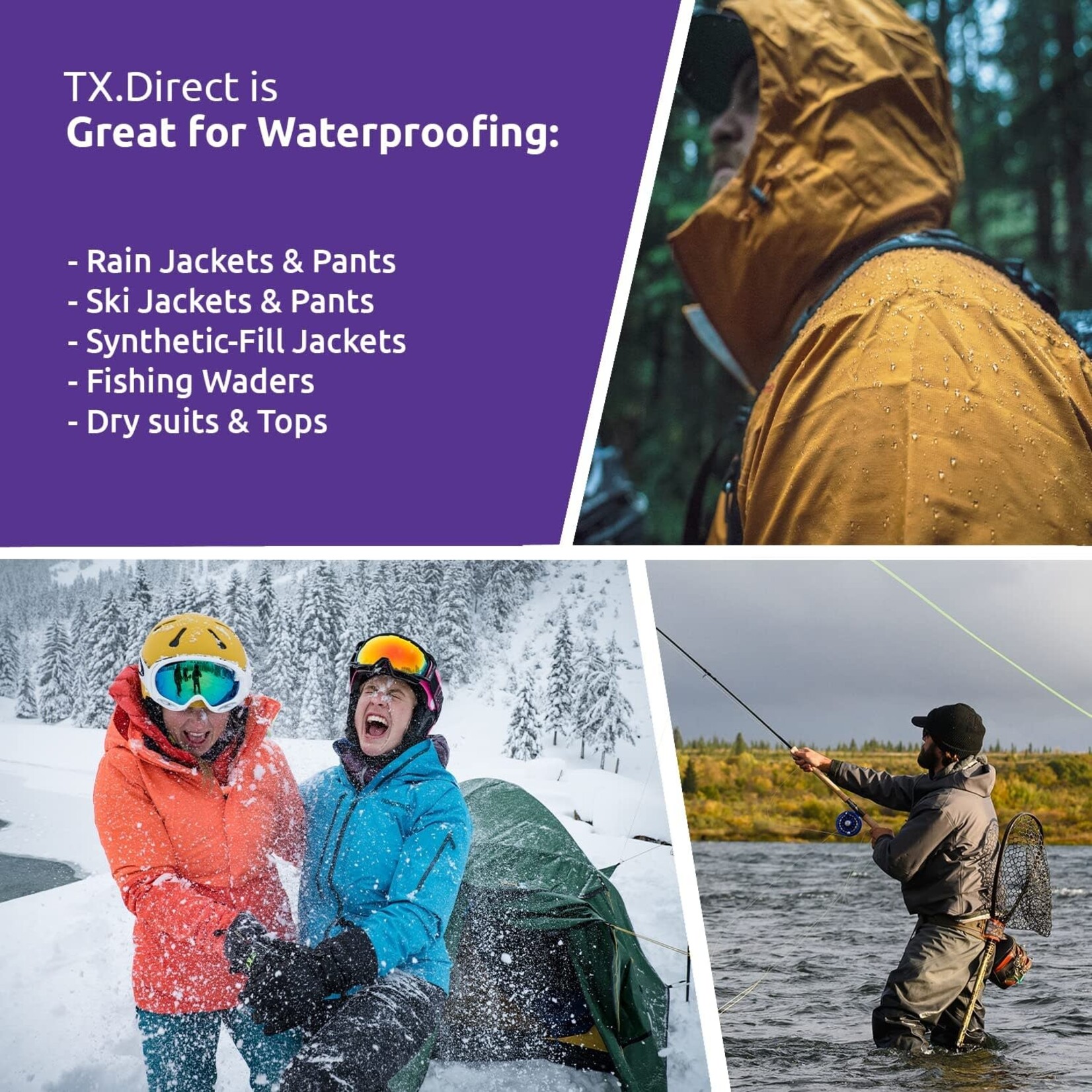 Nikwax TX.Direct Spray-on Softshell Waterproofing 10oz