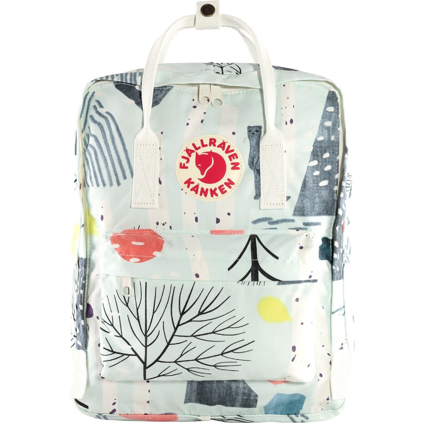 Male Rave Fit, Fjallraven Kanken Art Mini Travel Daypack.