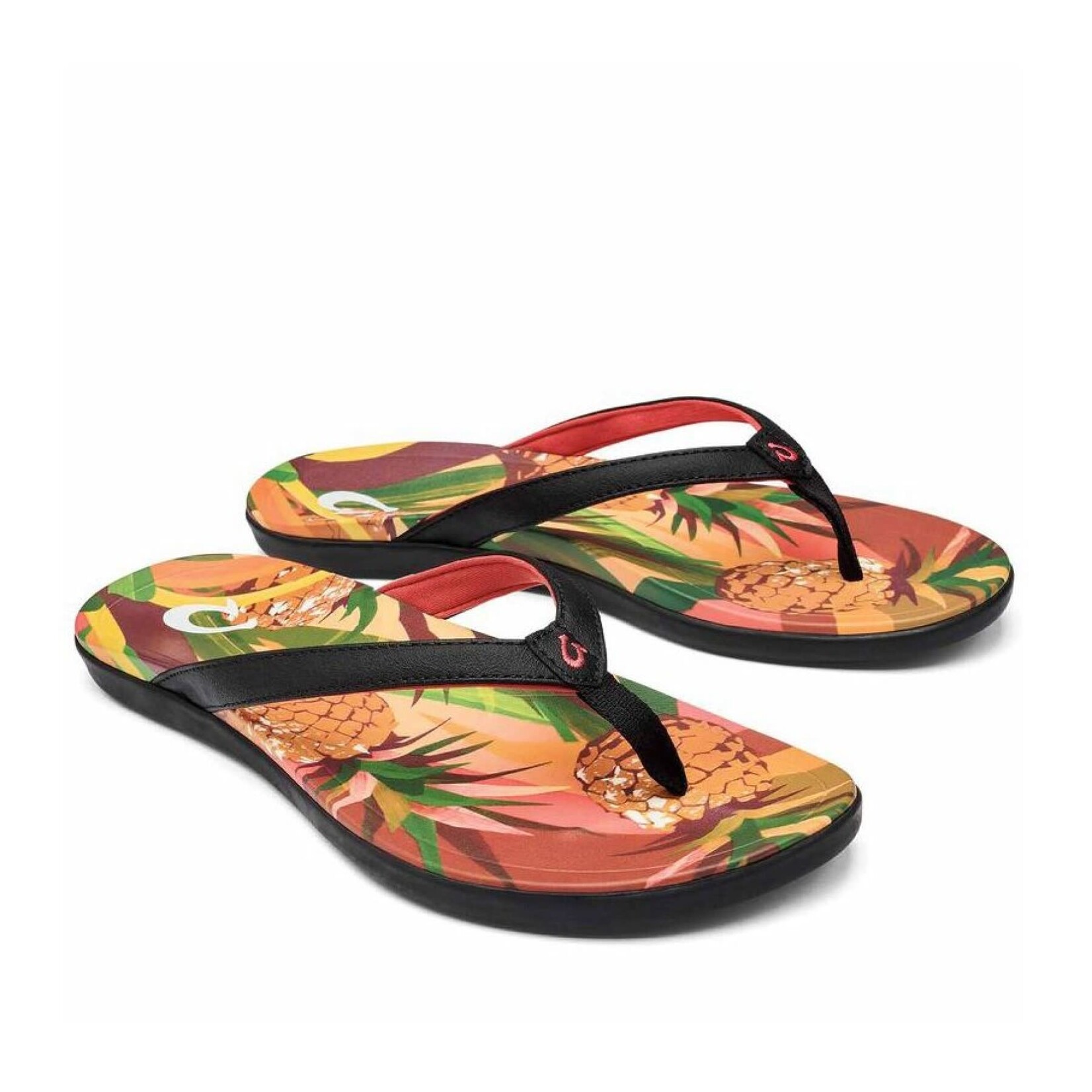 OLUKAI Ho'opio Hau Women's Beach Sandals, Quick-Dry Flip-Flop Slides, Water  Resistant Suede Lining & Wet Grip Soles, Soft Comfort Fit & Arch Support