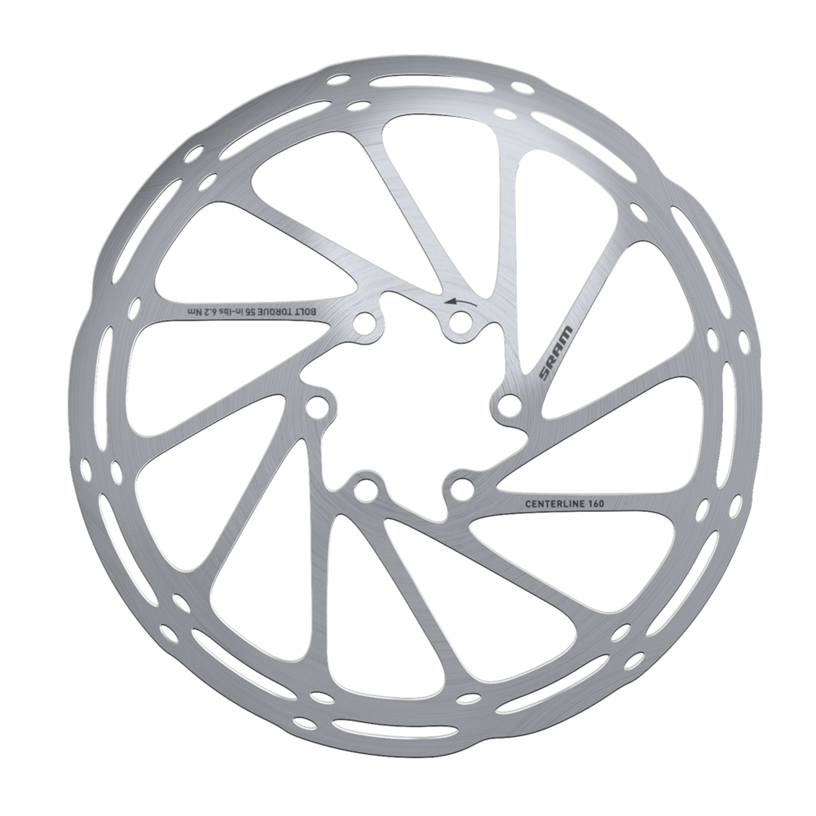 SRAM SRAM, Centerline Rounded, Disc brake rotor, ISO 6B, 160mm