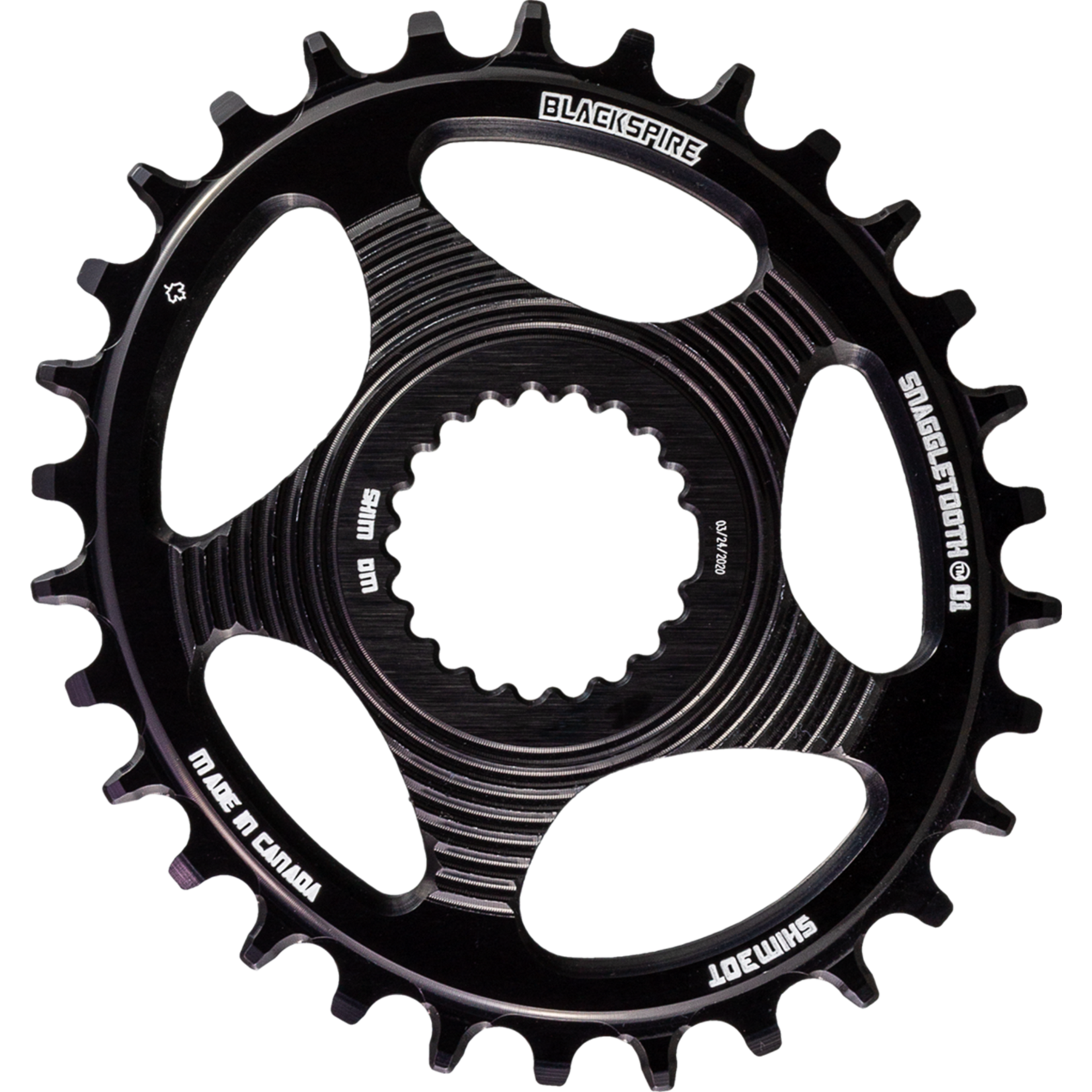 Blackspire Shimano DM Oval Chainring Blk