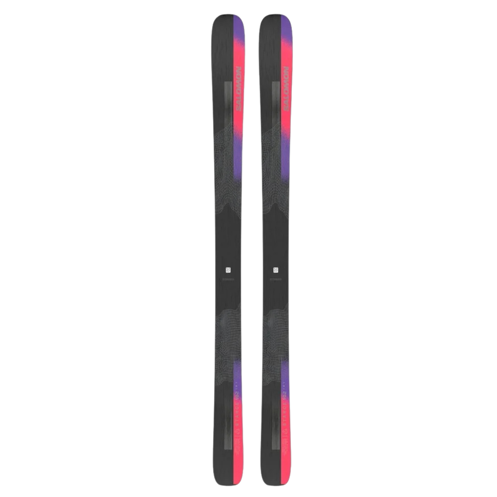 Salomon 2024 Salomon N Stance 102 Black/Coral/Royal