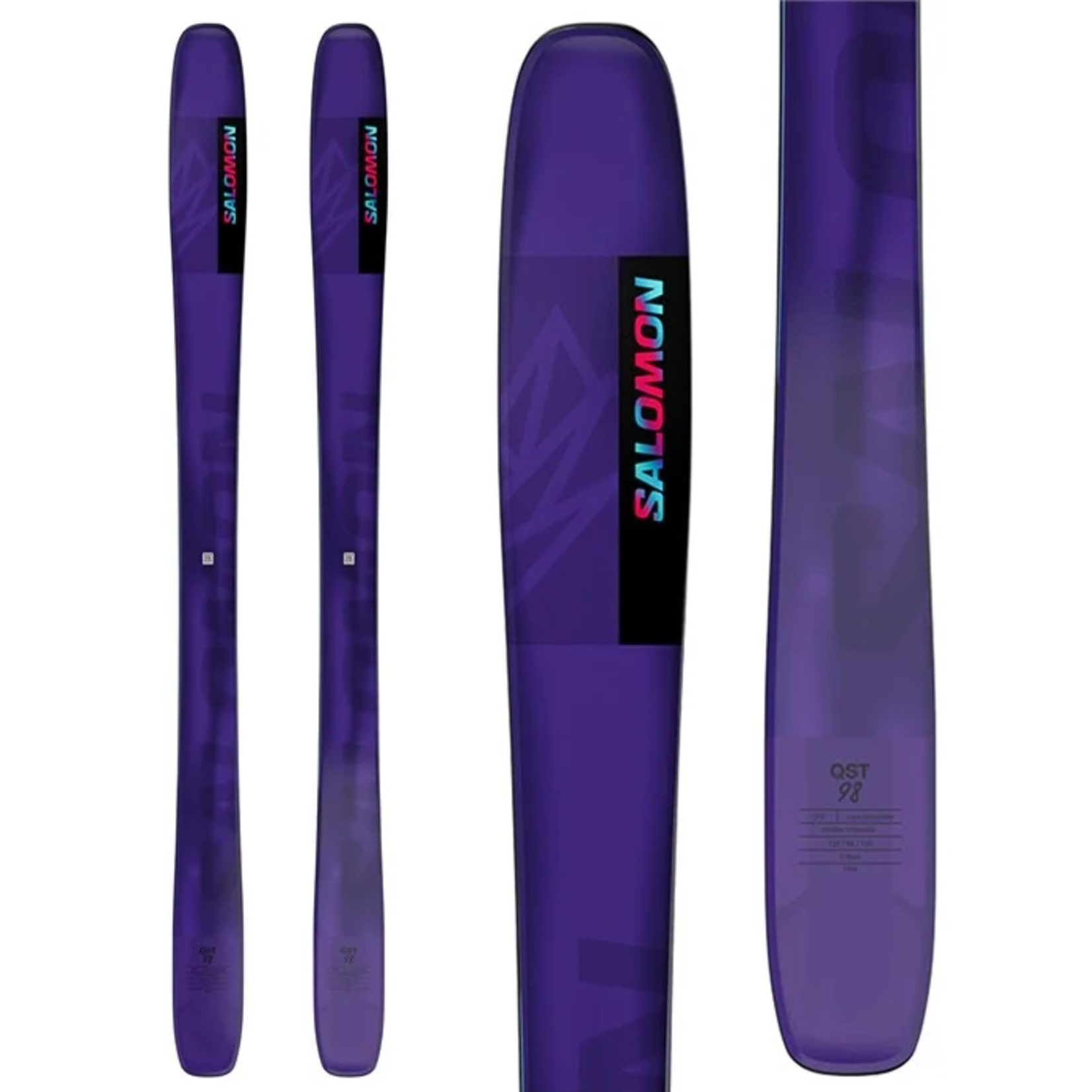 Salomon 2025 Salomon N QST 98 Tillandsia Purple / Pastel Neon Blue 3 / Poppy Red