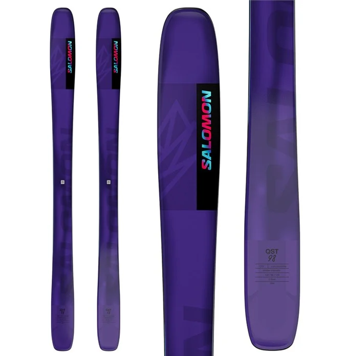 2025 Salomon N QST 98 Tillandsia Purple / Pastel Neon Blue 3