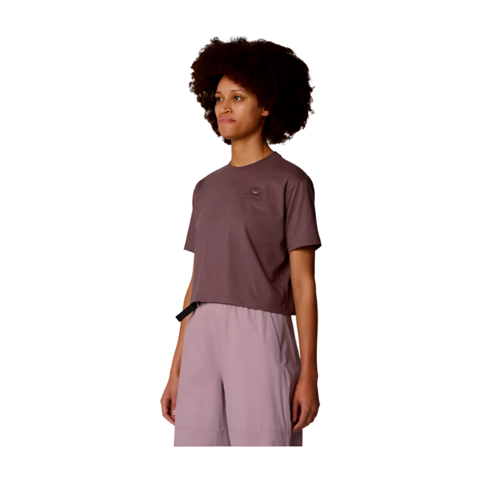 Mountain Hardwear Mountain Hardwear Ws Seek Floral Boxy Crop S/S Shirt