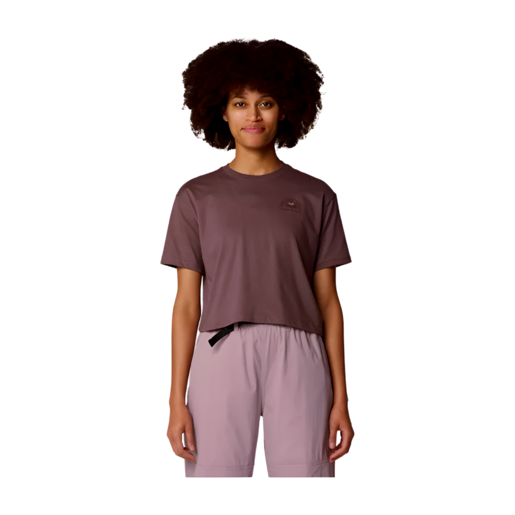 Mountain Hardwear Mountain Hardwear Ws Seek Floral Boxy Crop S/S Shirt