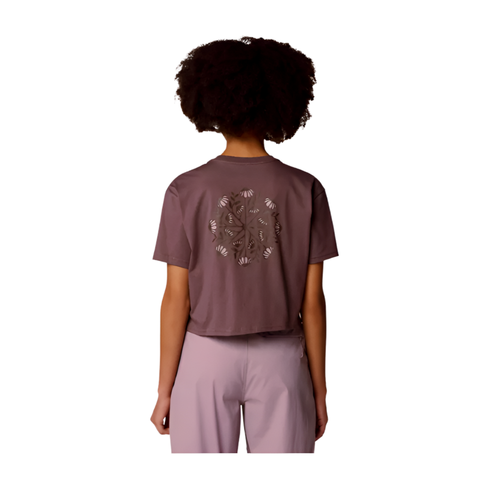 Mountain Hardwear Mountain Hardwear Ws Seek Floral Boxy Crop S/S Shirt
