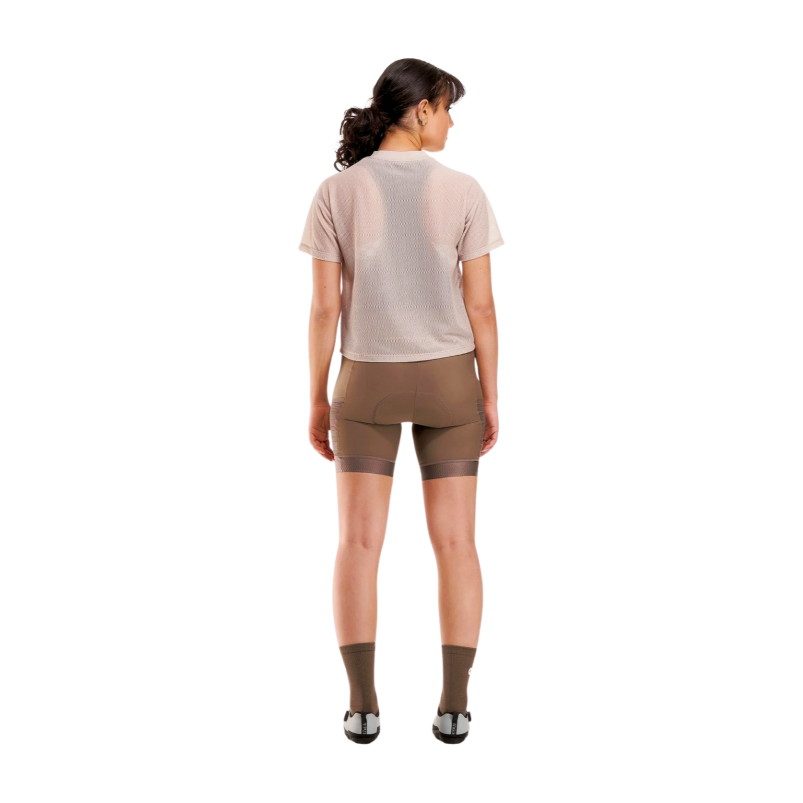 Peppermint Cycling Clothing Peppermint Ws Backroads Crop Mesh Tee