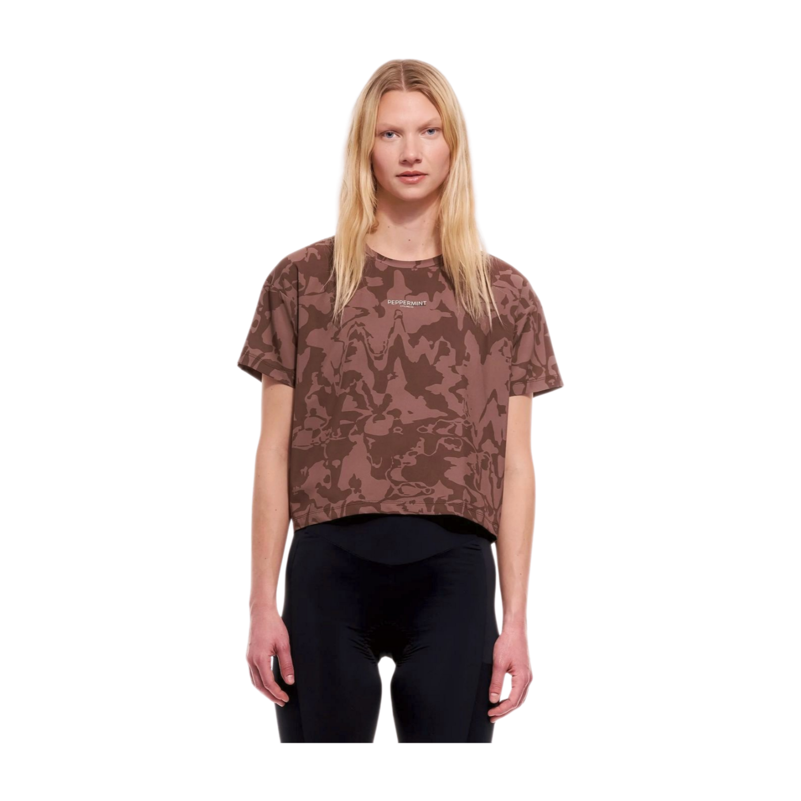 Peppermint Cycling Clothing Peppermint Ws Backroads Crop Tee