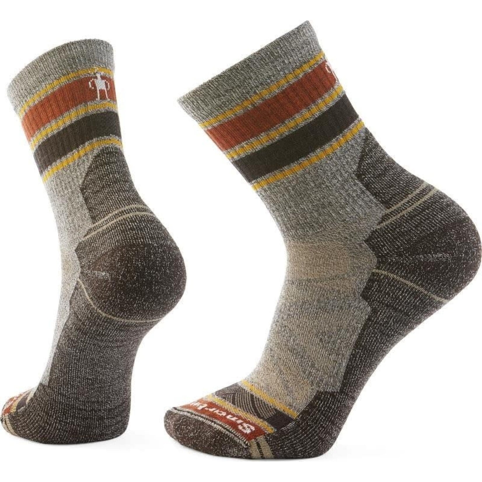 Smartwool Smartwool Hike Light Cushion  Striped Mid Crew Socks