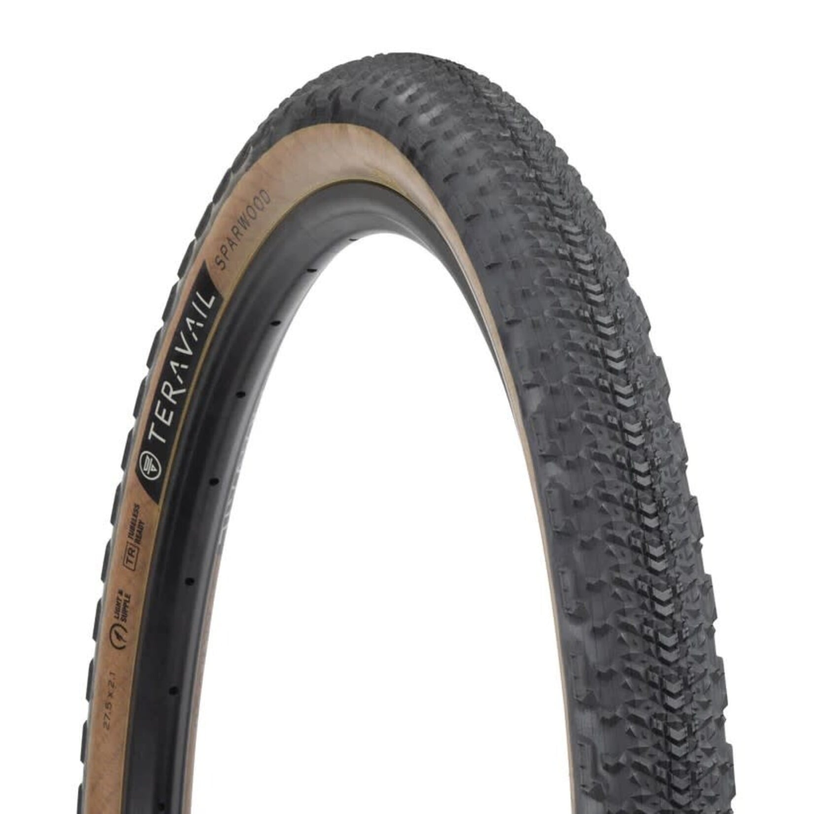 Teravail Sparwood Tire, TL, Folding, Tan, Light and Supple, 29 x 2.2