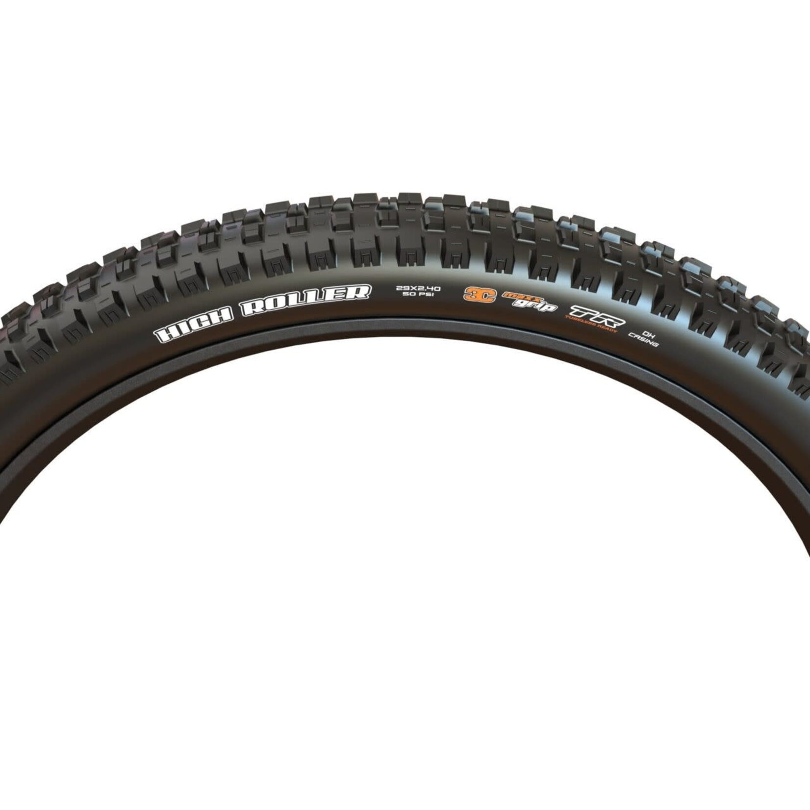 Maxxis Maxxis High Roller III Tire, Folding, TR 3C Maxx Grip, DD, WT, 120TPI, 29"x2.40