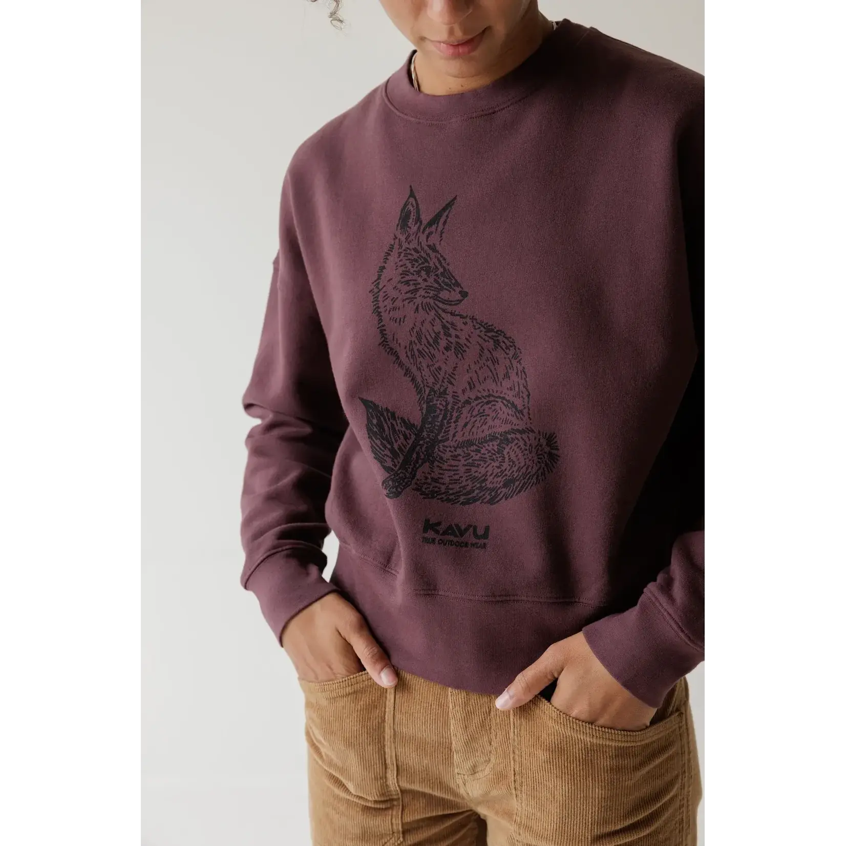 Kavu Kavu Ws Crew Crop Sweatshirt