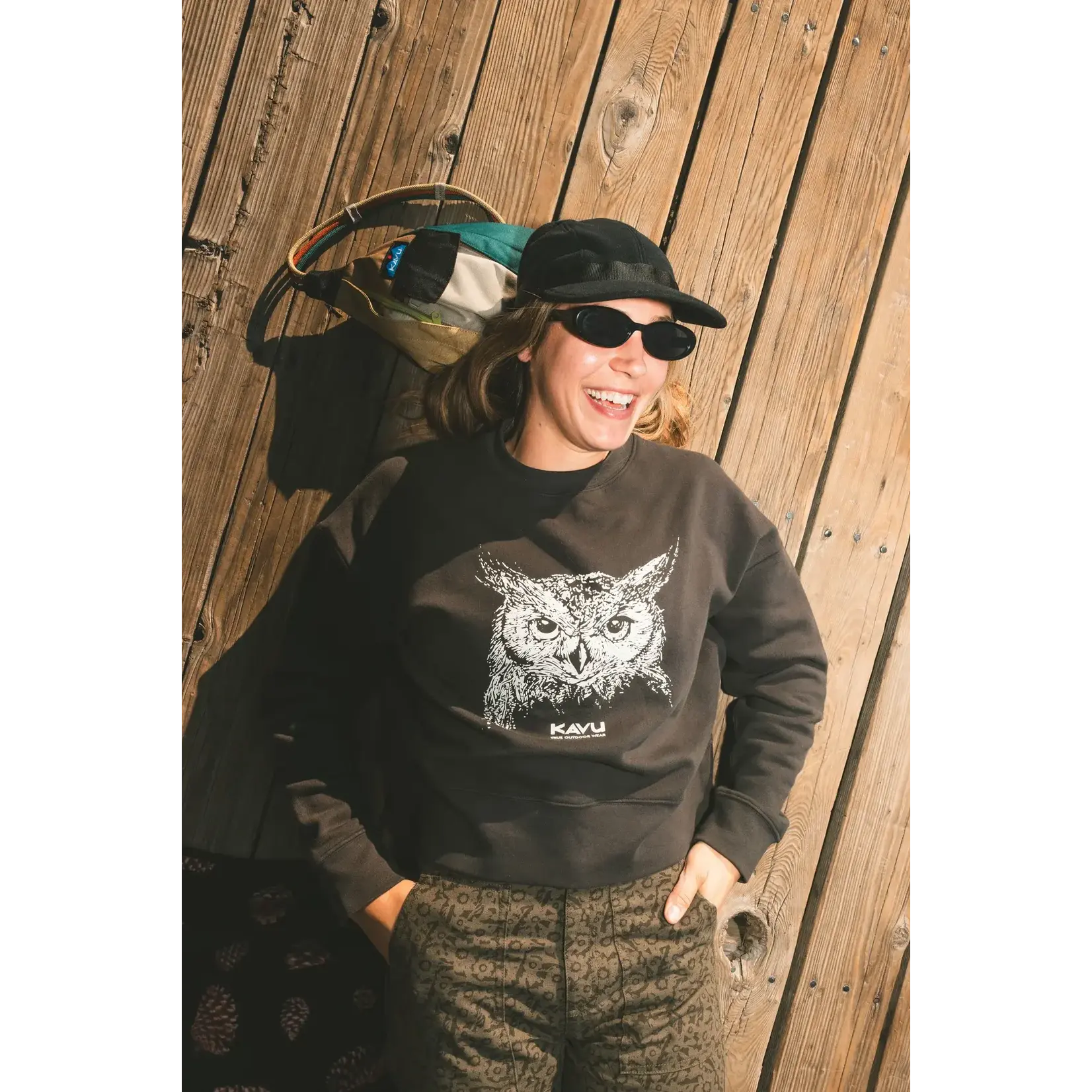 Kavu Kavu Ws Crew Crop Sweatshirt