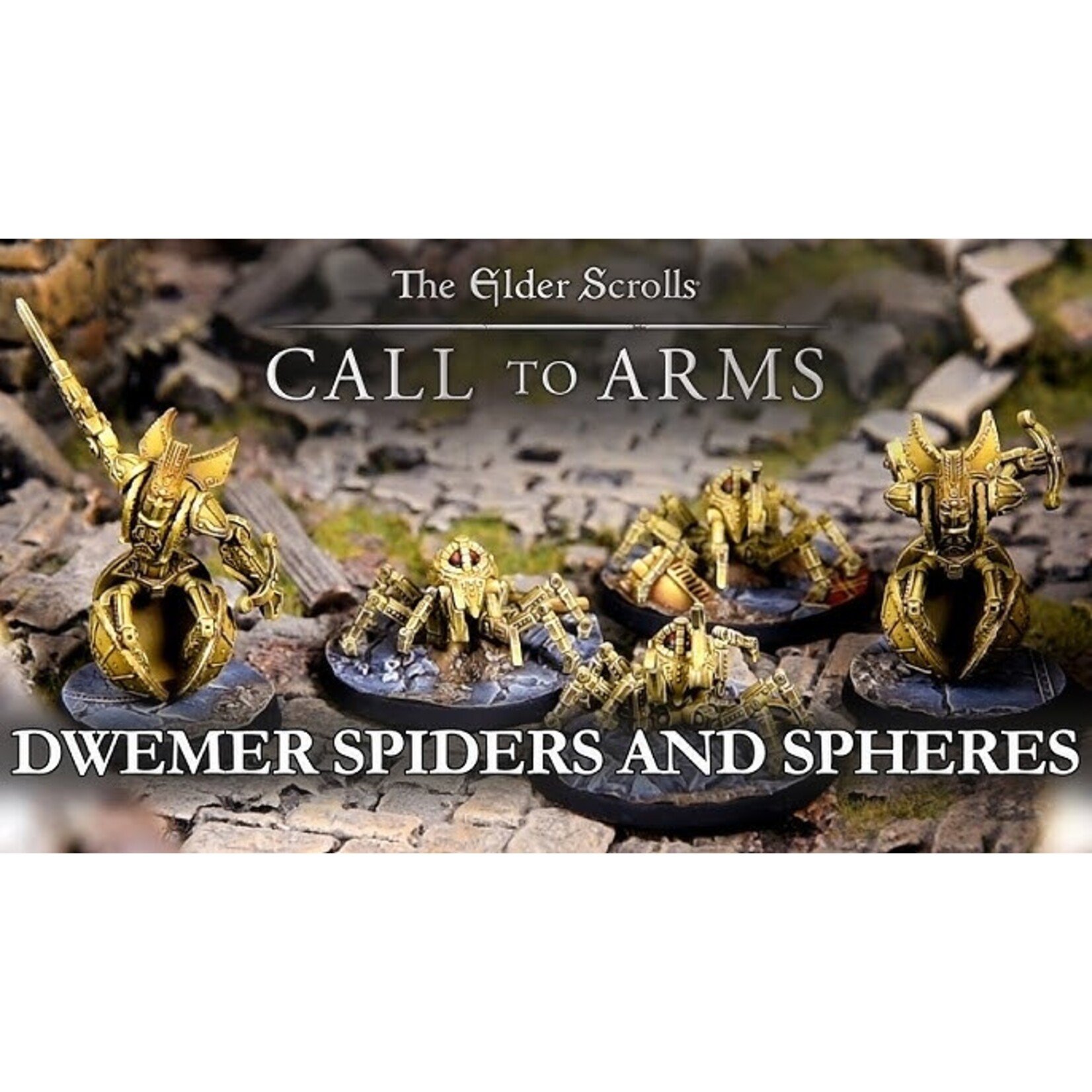 Modiphius Elder Scrolls: Call To Arms Dwemer Spheres and Spiders