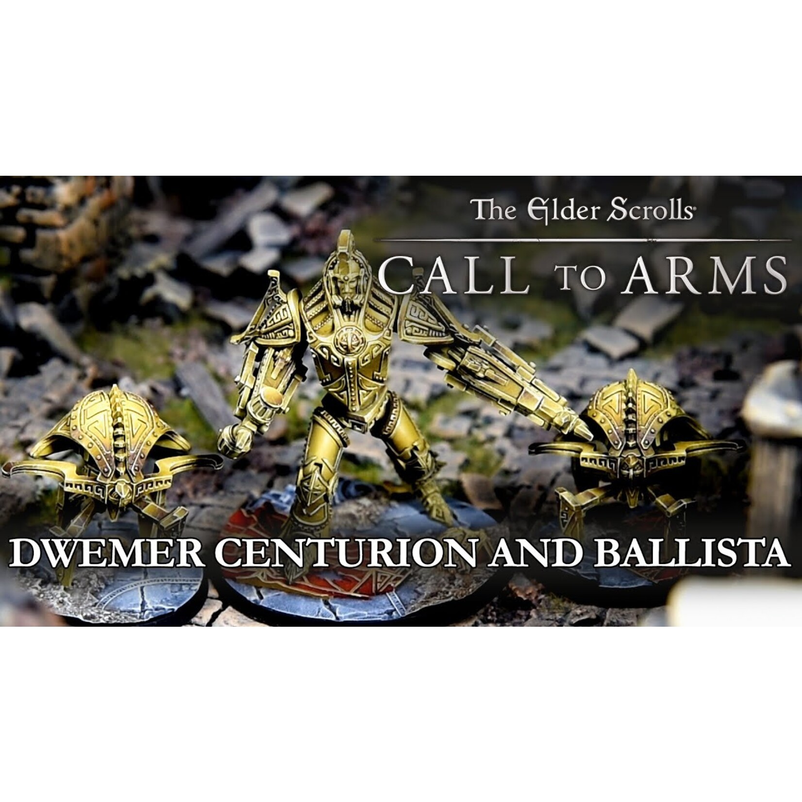 Modiphius Elder Scrolls: Call To Arms Dwemer Centurion and Ballista